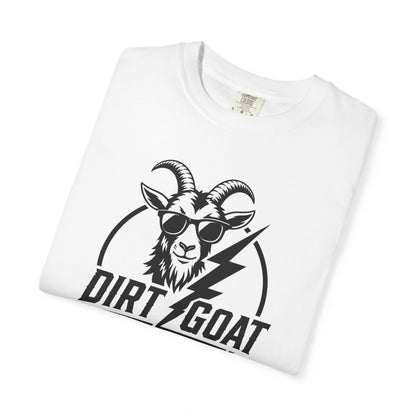 Dirt Goat Lightning T-Shirt — Vintage Goat Logo Tee