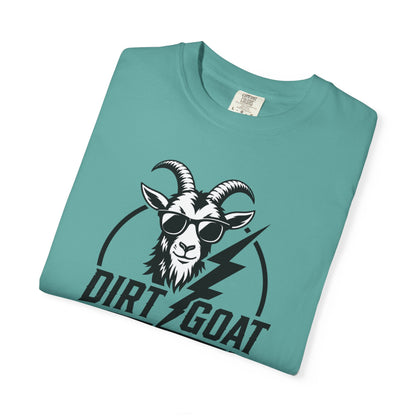 Dirt Goat Lightning T-Shirt — Vintage Goat Logo Tee