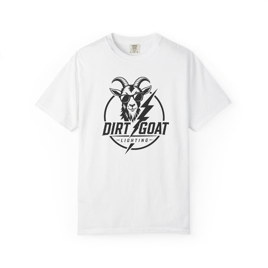 Dirt Goat Lightning T-Shirt — Vintage Goat Logo Tee