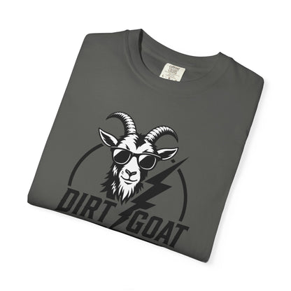 Dirt Goat Lightning T-Shirt — Vintage Goat Logo Tee