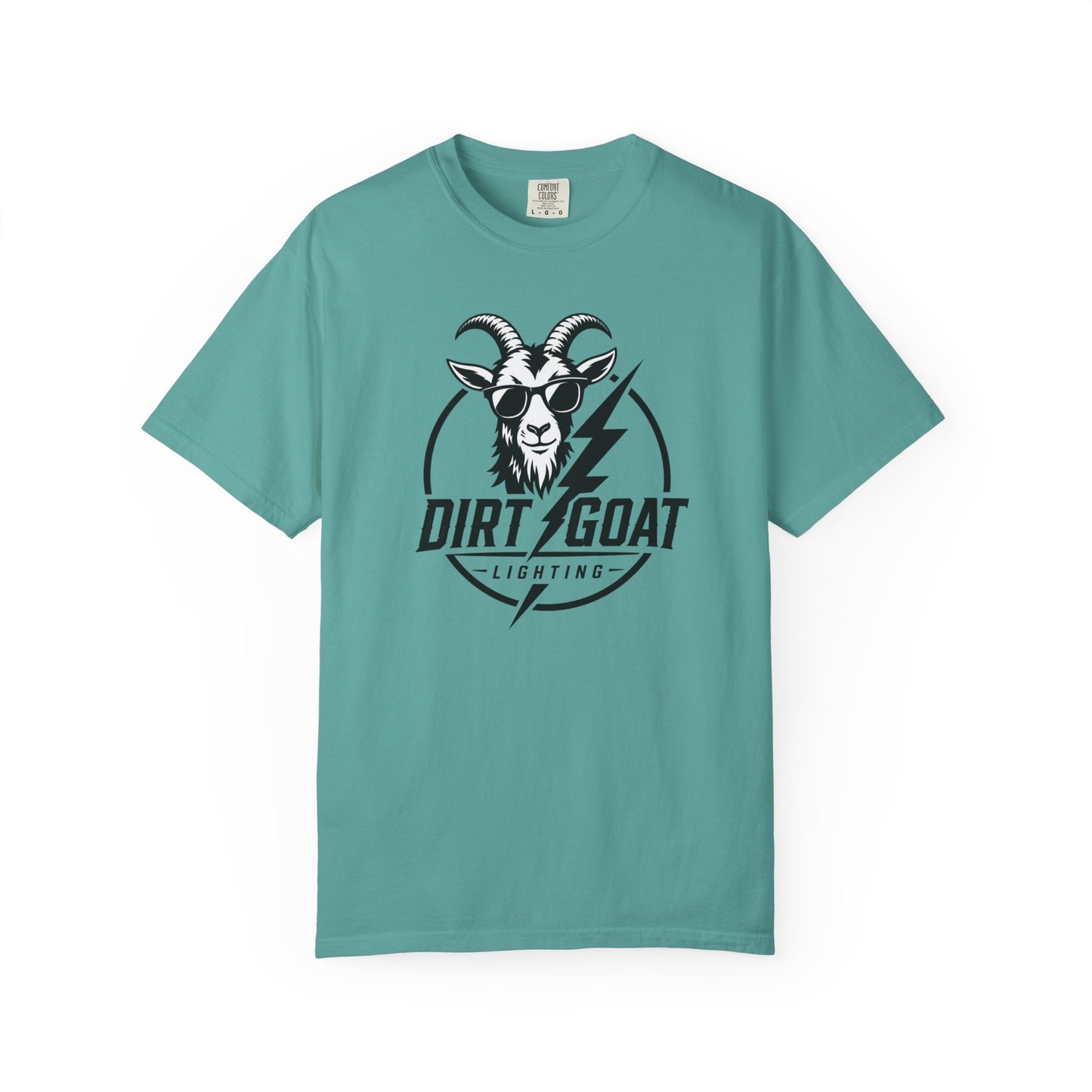 Dirt Goat Lightning T-Shirt — Vintage Goat Logo Tee