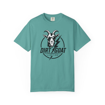 Dirt Goat Lightning T-Shirt — Vintage Goat Logo Tee