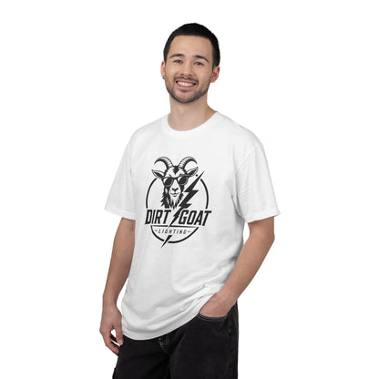 Dirt Goat Lightning T-Shirt — Vintage Goat Logo Tee